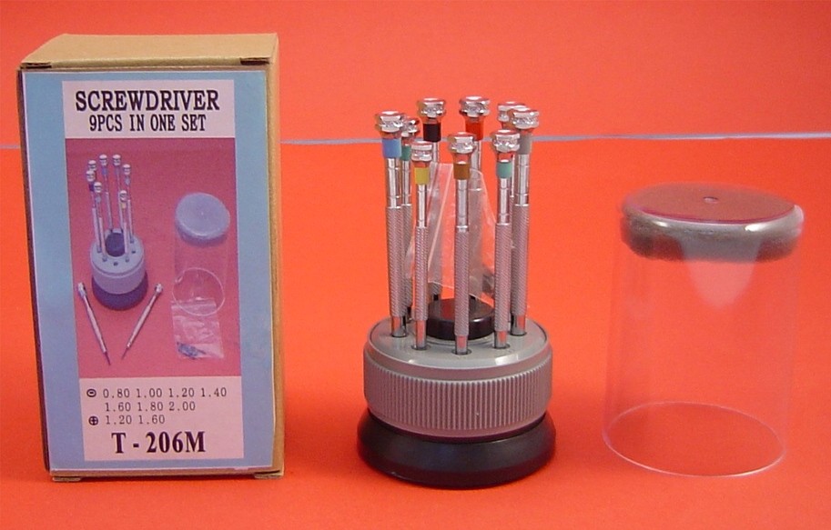 INDIVIDUAL SCREW DRIVERS OF T-206
