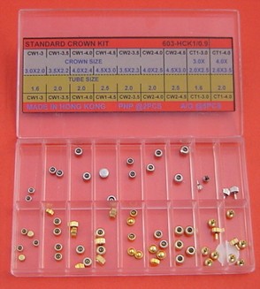 HONG KONG MADE CROWN KIT FOR TAP SIZE 0.9MM - Click Image to Close
