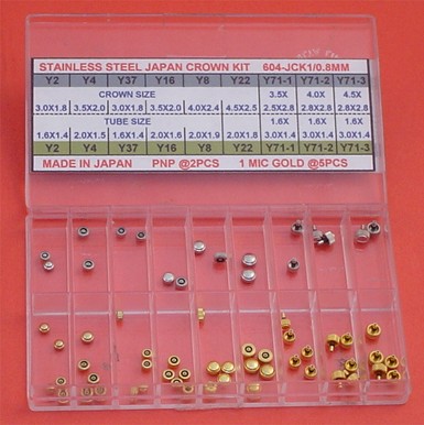 JAPAN MADE CROWN KIT FOR TAP SIZE 0.8MM - Click Image to Close