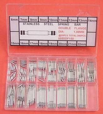 PROMOTIONAL STAINLESS STEEL SPRING BAR KIT SDF150 - Click Image to Close