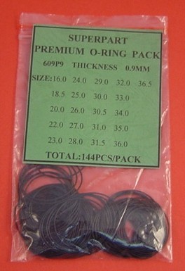 ALL 0.9MM POPULAR O-RING IN ONE PACK