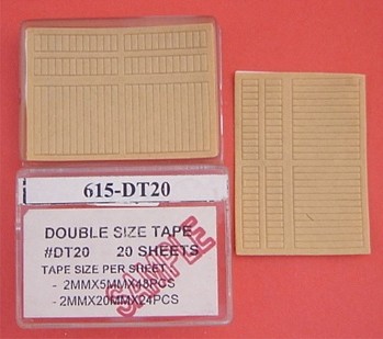 DOUBLE SIZE TAPE (20 SHEETS) - Click Image to Close