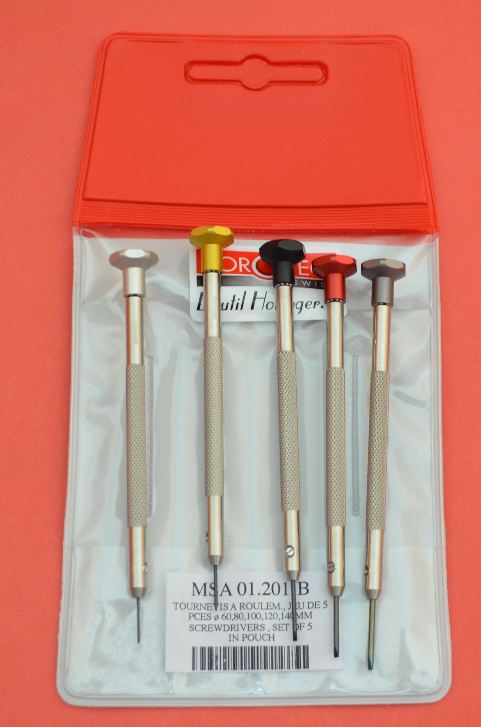 ASSORTMENT OF 5 WATCHMAKERS' SCREWDRIVERS - Click Image to Close